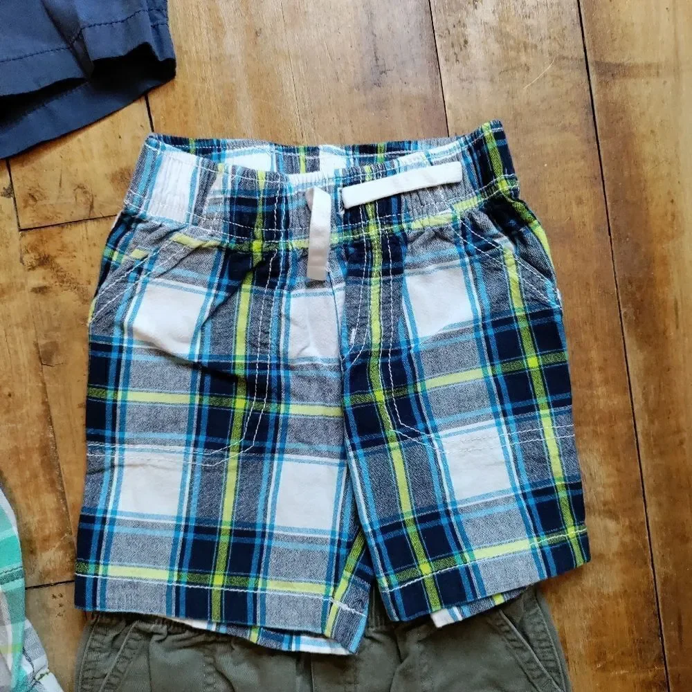 Jumping Beans 2T shorts bundle summer bundle camo plaid cotton ll bean cotton